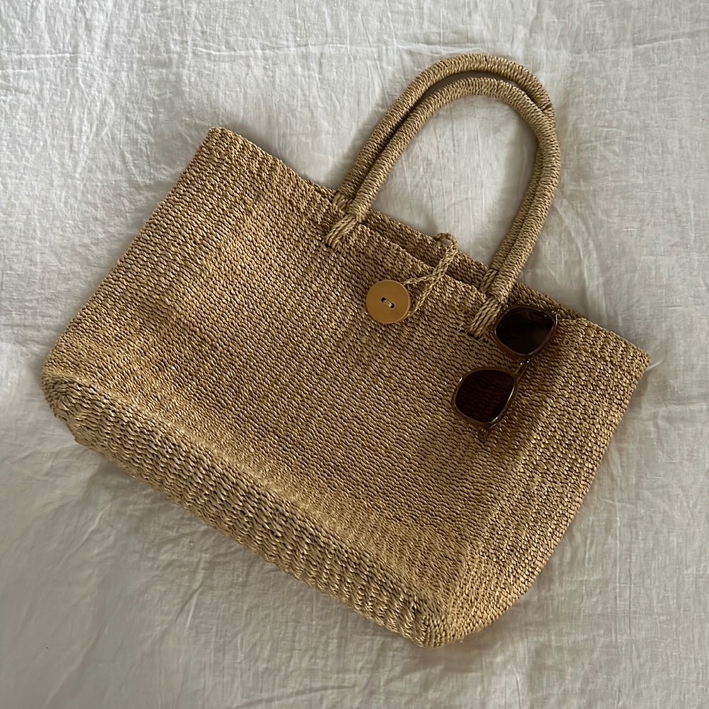 Straw Tote Bag